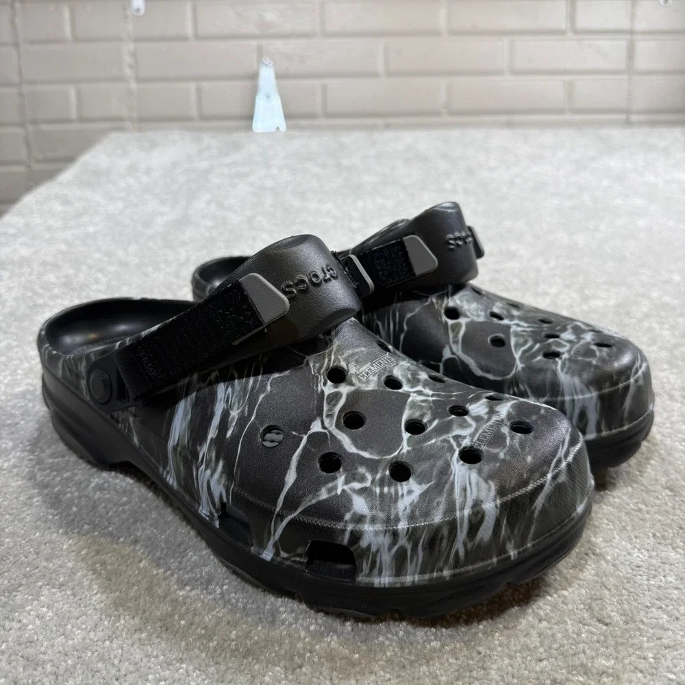 Crocs Classic All Terrain Mossy Oak Elements Clogs Marble Rugged NWOT Mens 11